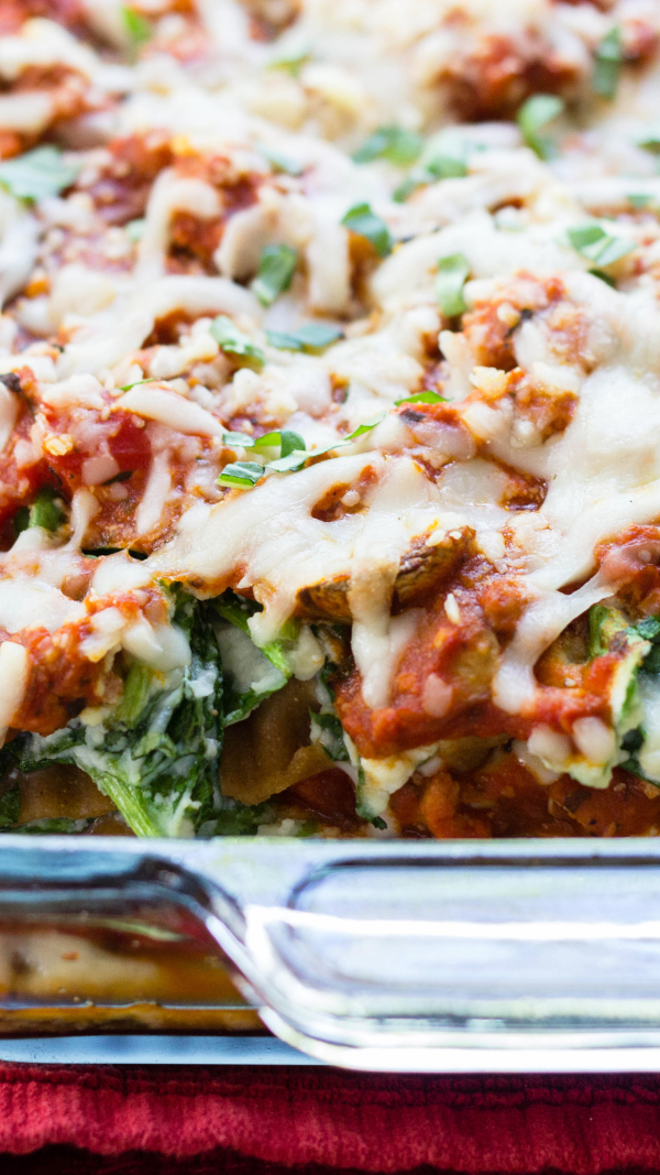 Healthy Turkey and Spinach Lasagna