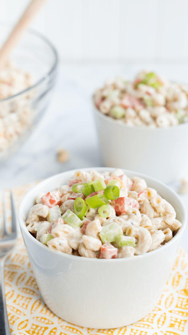 Macaroni Salad Plated
