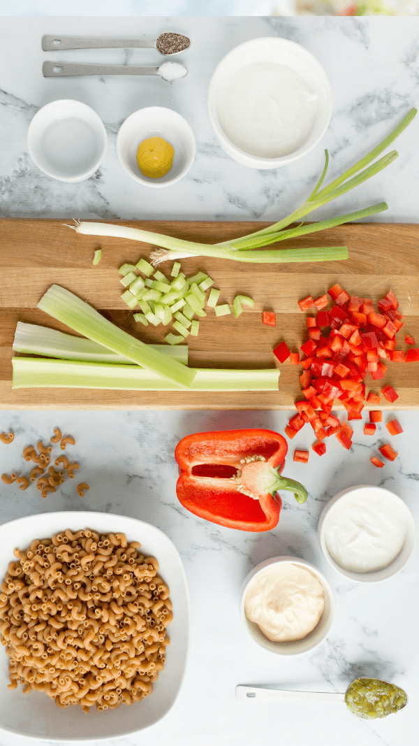 Macaroni Salad Ingredients