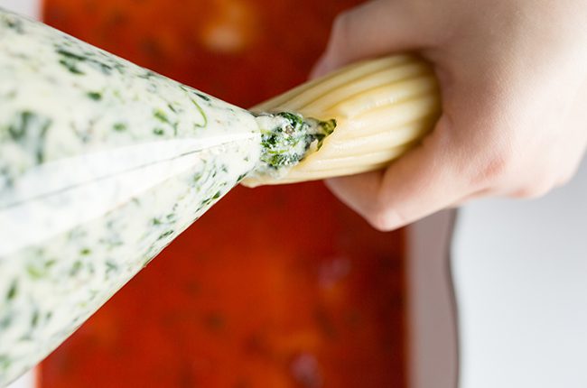 Stuffing the Manicotti