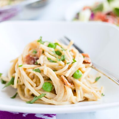 Light Pasta Carbonara