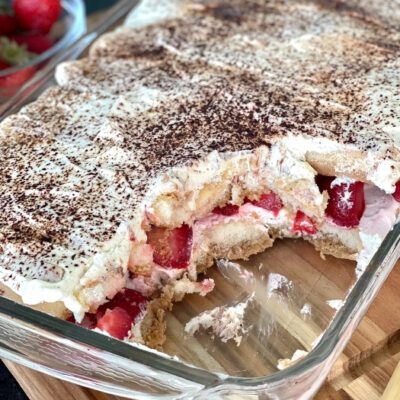 strawberry tiramisu