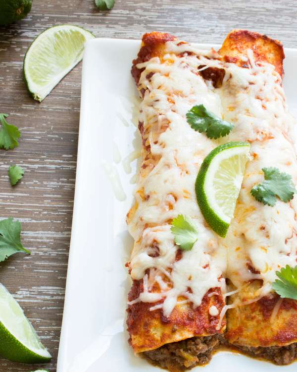 cheesy beef enchiladas recipe