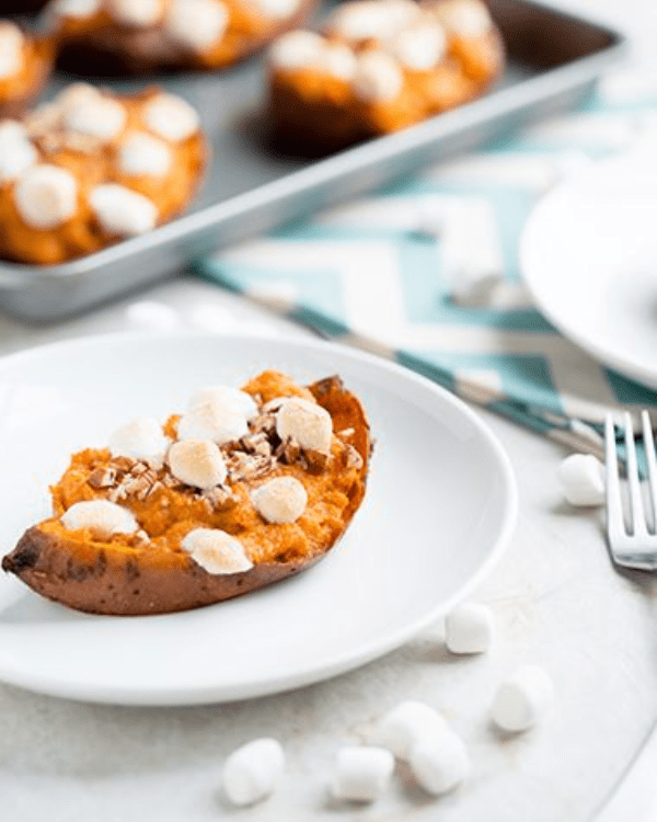 Twice Baked Sweet Potatoes