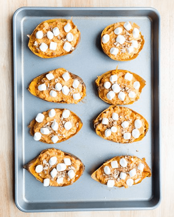 Twice Baked Sweet Potatoes