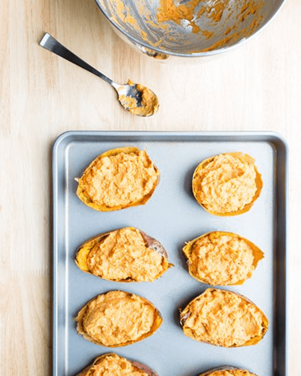 Twice Baked Sweet Potatoes
