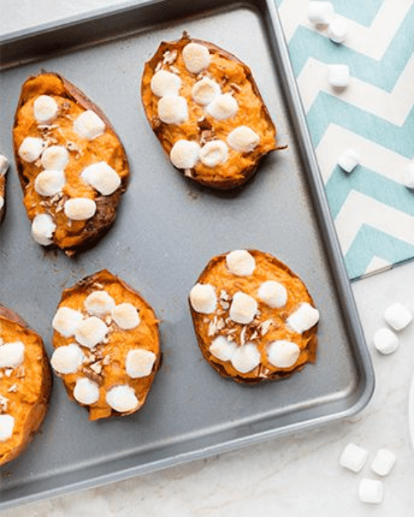 Twice Baked Sweet Potatoes