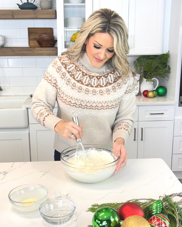 how to make eggnog dessert dip