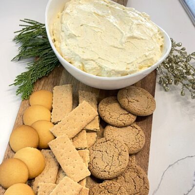 Easy Eggnog Dessert Dip