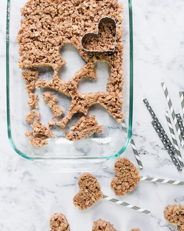 valentine's rice cripsy treats