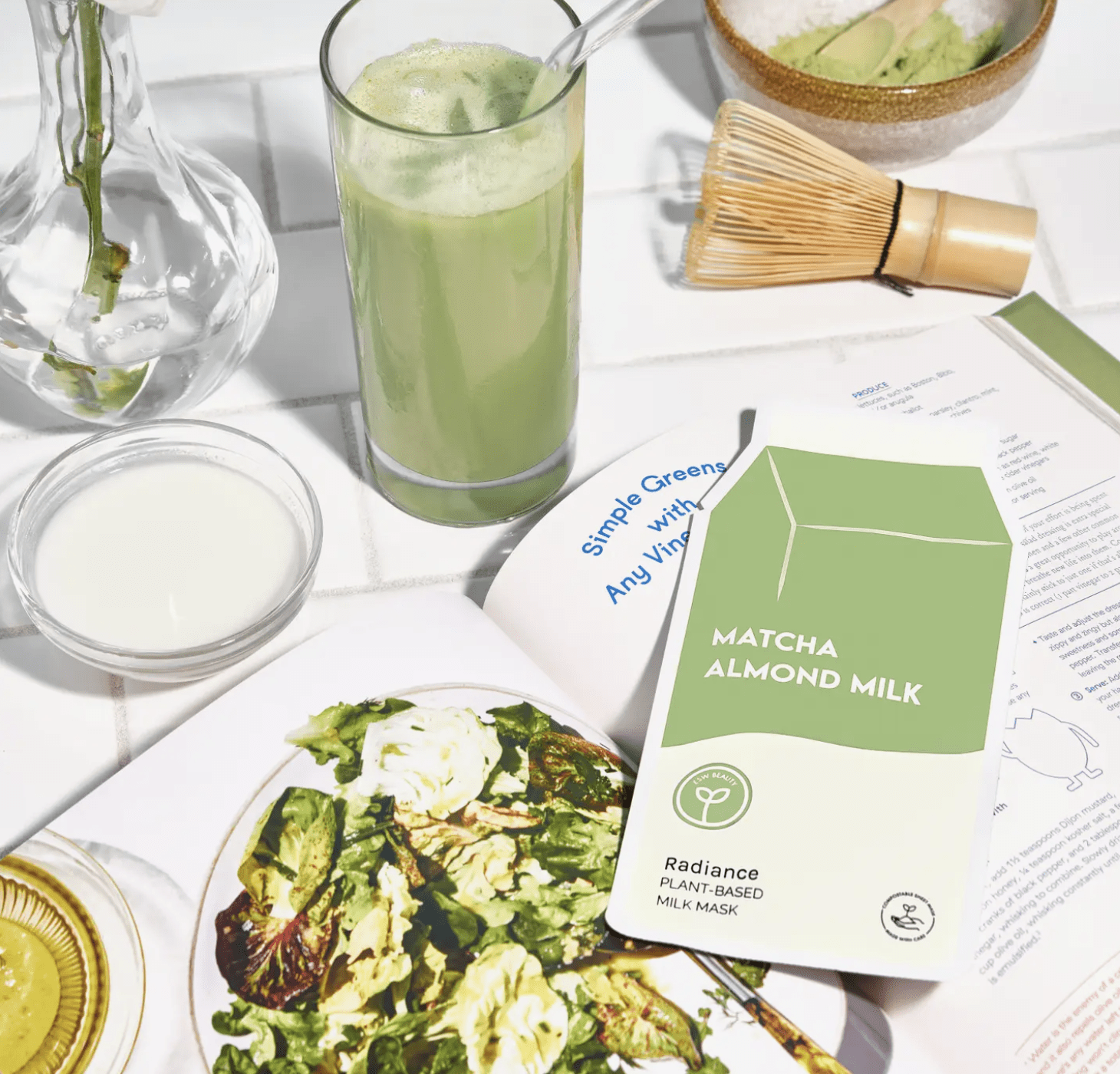 Matcha Almond Milk Sheet Mask