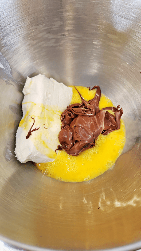 Ingredients in Mixer