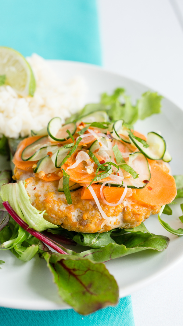 Thai Salmon Burgers