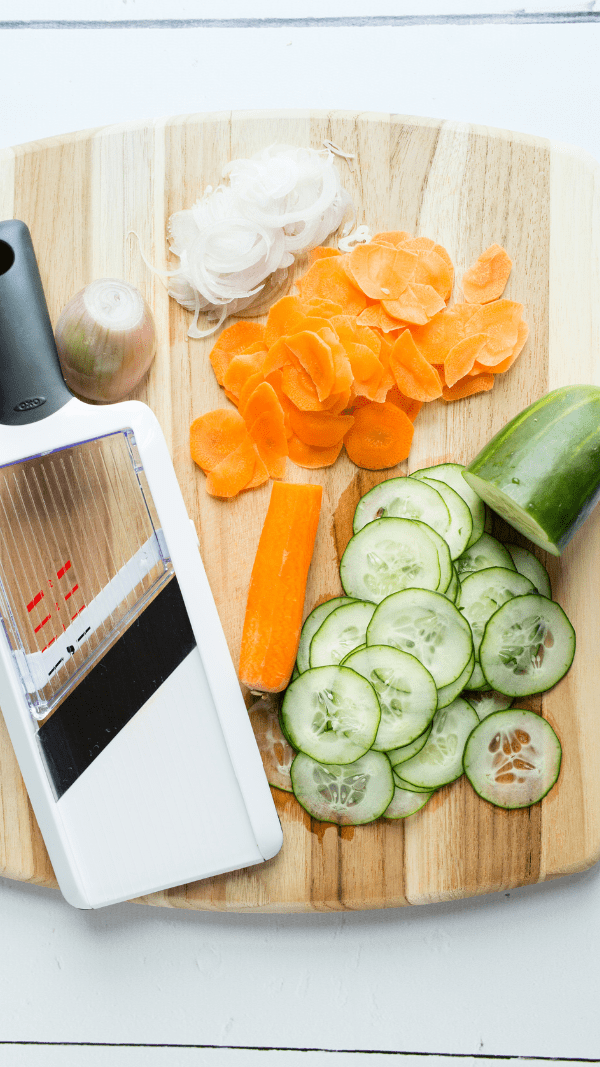 Cucumber Slaw Ingredients