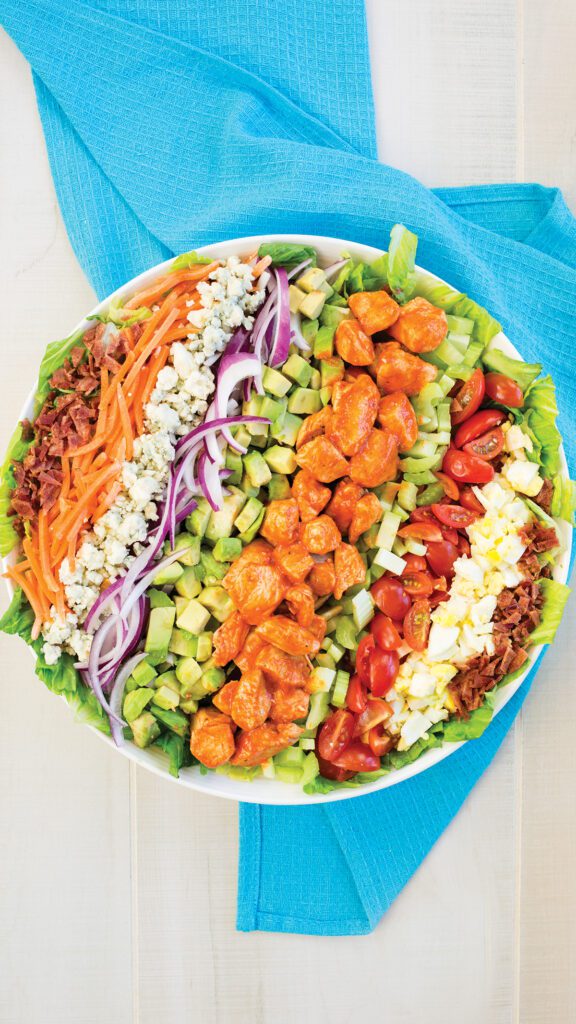 Grilled Buffalo Chicken Cobb Salad