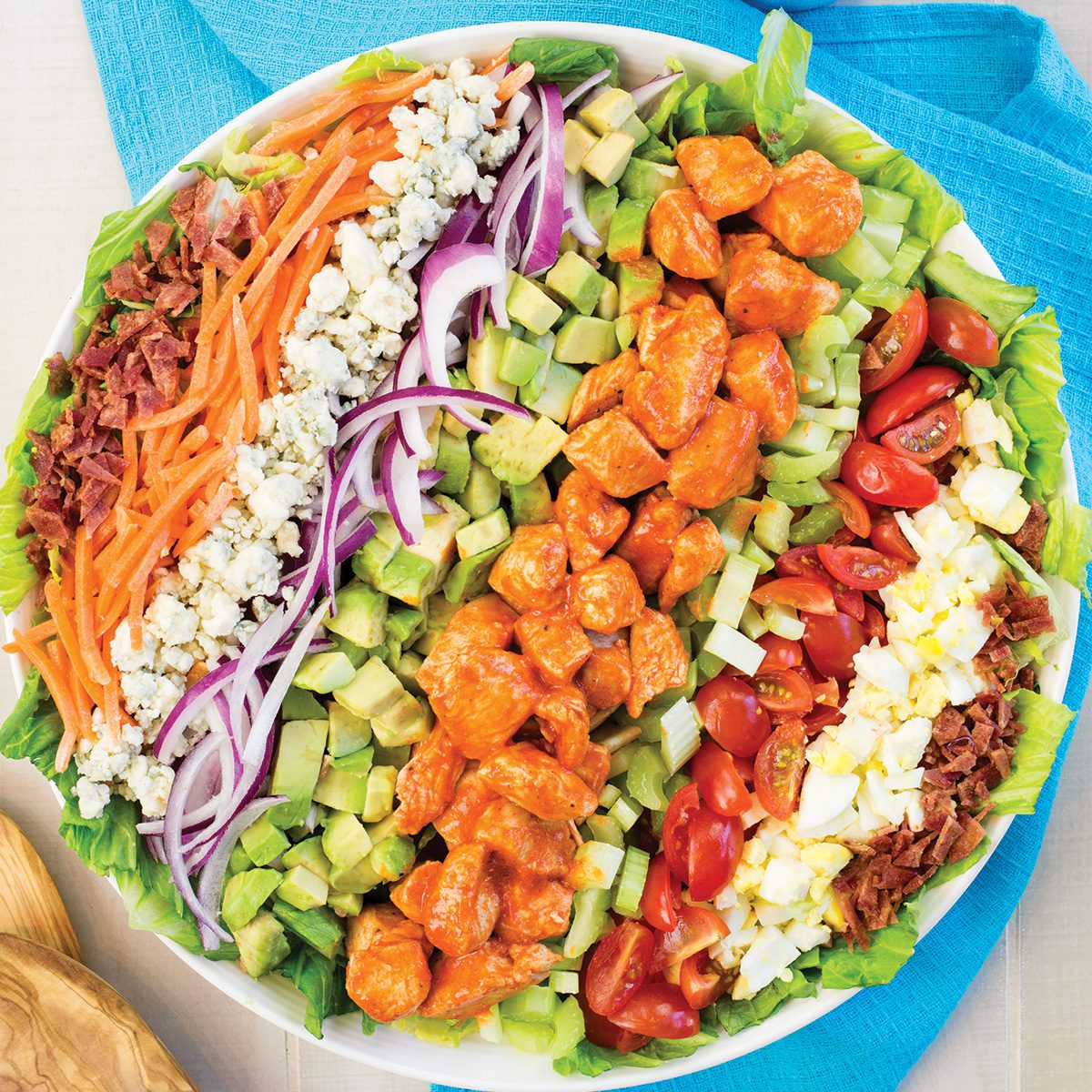 Grilled Buffalo Chicken Cobb Salad