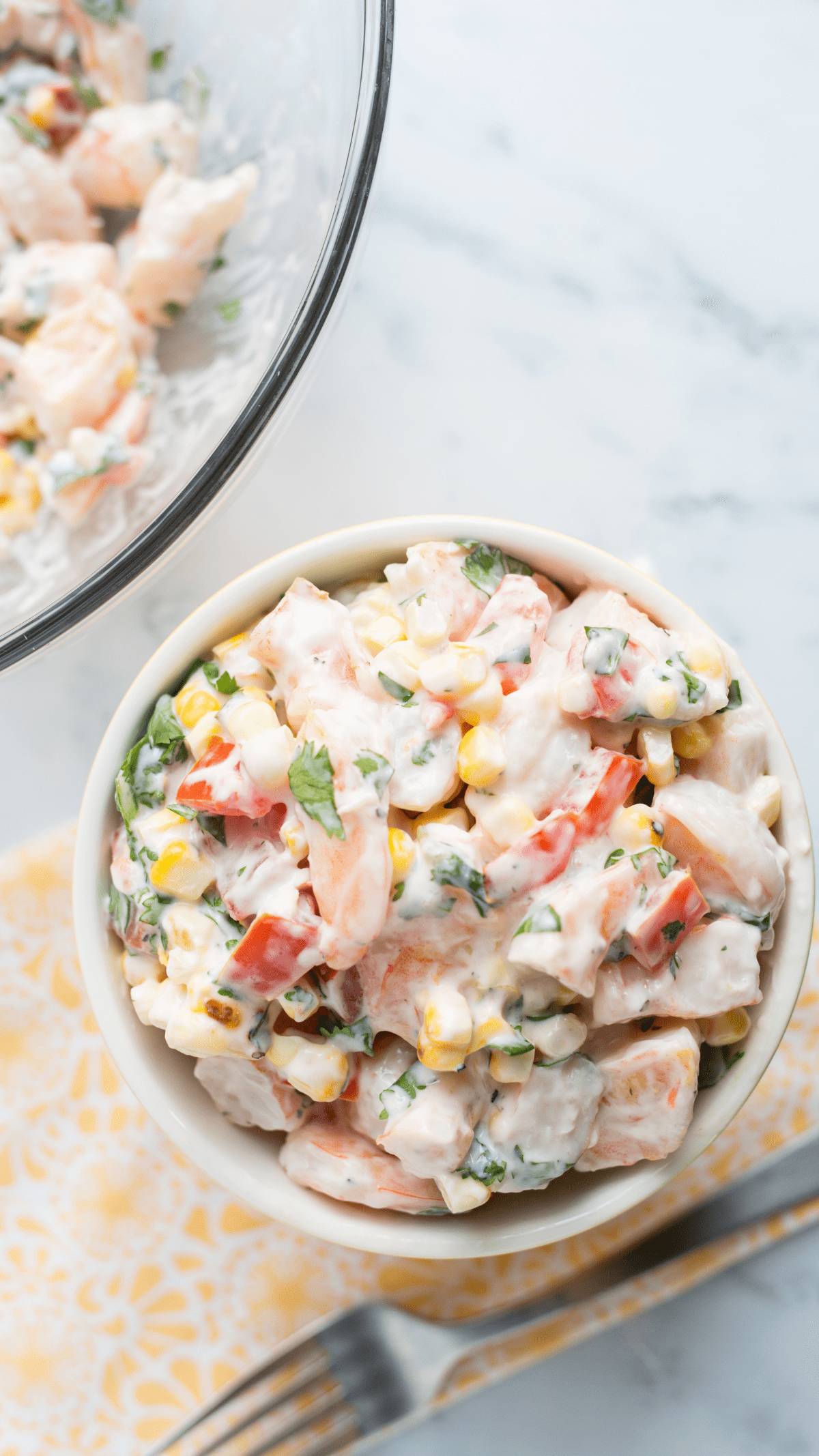 Plated Easy Southwest Shrimp Salad