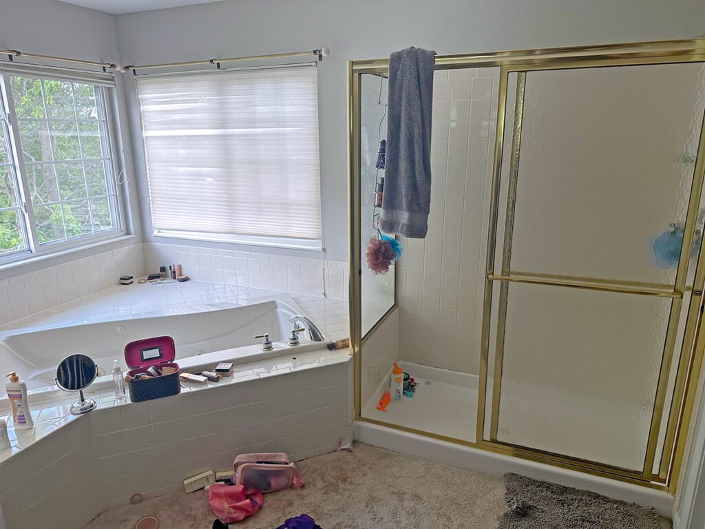Before Cincinnati Bathroom Remodel - Master Bathroom