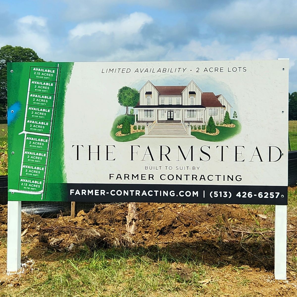 The Farmstead Sign