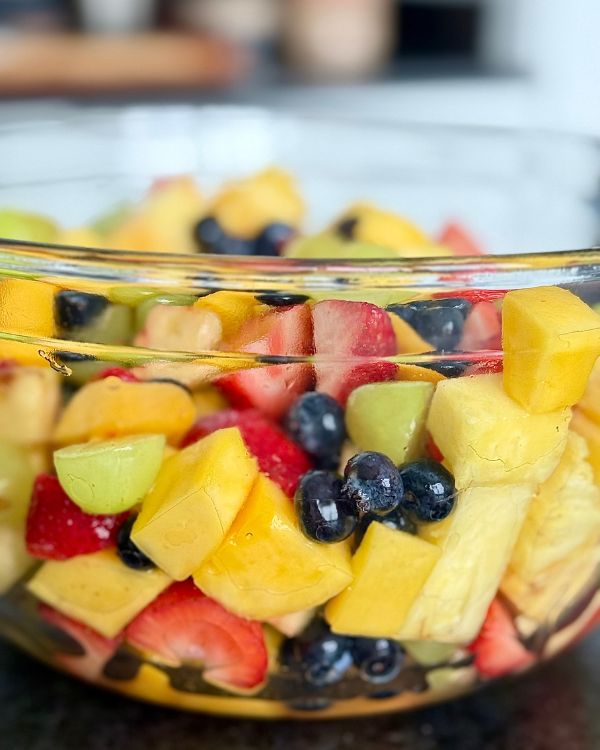 bright and fresh fruit salad