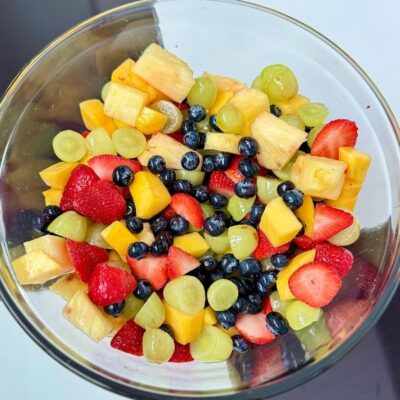 bright and fresh fruit salad