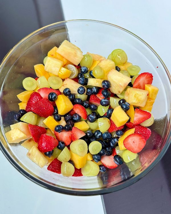 bright and fresh fruit salad