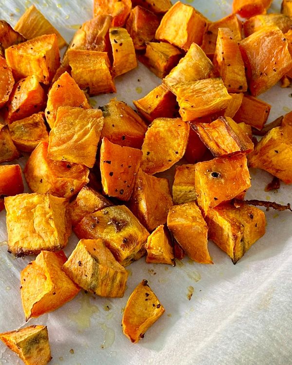 roasted sweet potatoes