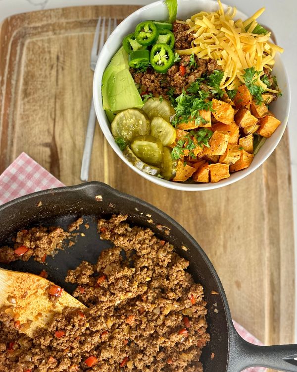 healthy sloppy joe bowls