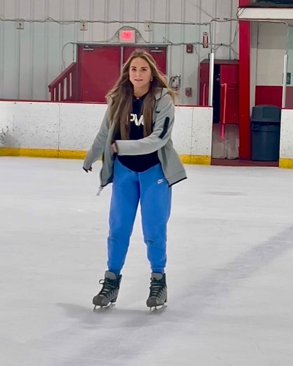 hailey ice skating