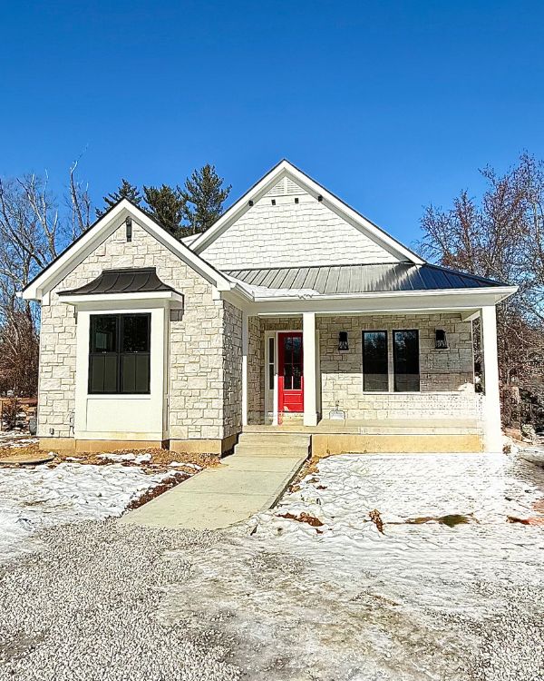 traditional modern farmhouse custom home