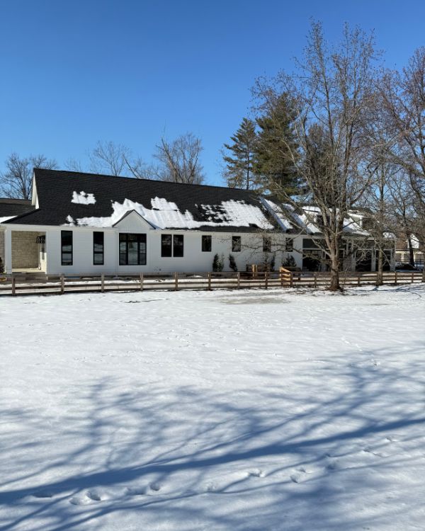 luxury custom farmhouse in indian hill