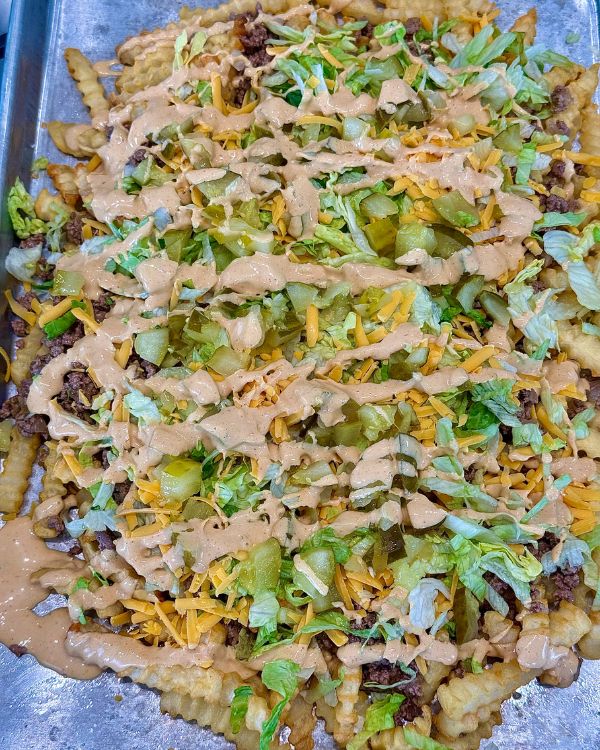 Easy Big Mac Loaded Fries Casserole Recipe