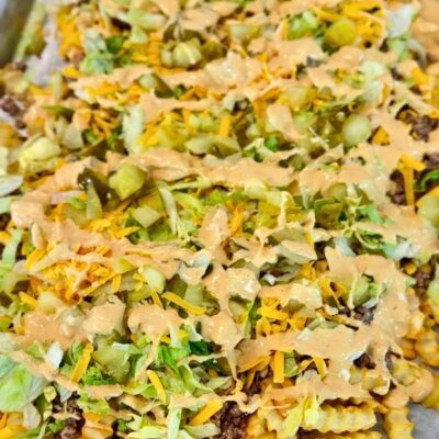Easy Big Mac Loaded Fries Casserole Recipe