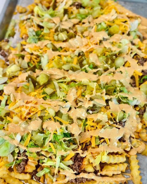 Easy Big Mac Loaded Fries Casserole Recipe