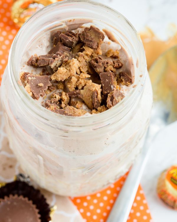 chocolate peanut butter overnight oats