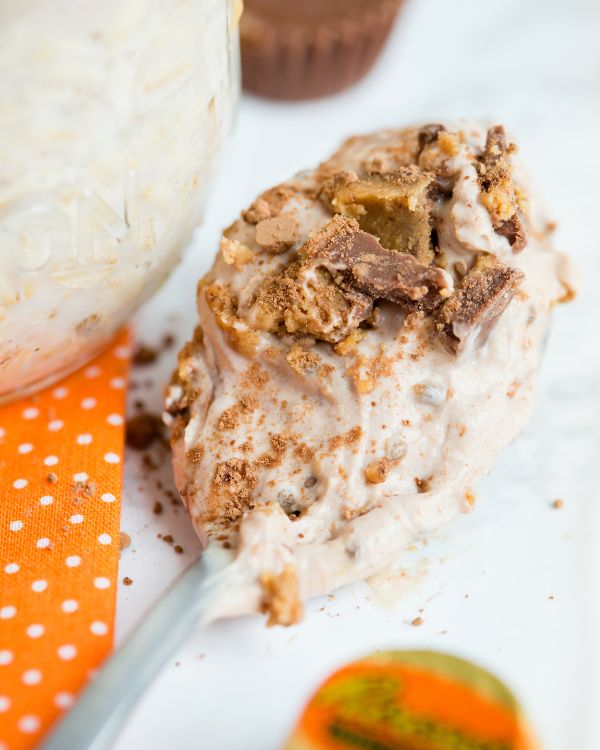 chocolate peanut butter overnight oats